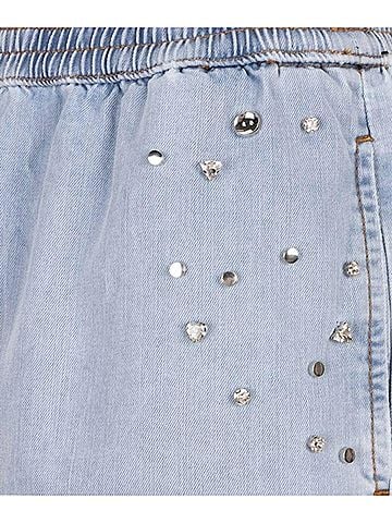 ESQUALO Women's Embellished Jean Short (view 2)