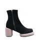 All Black Gray Women's Mod Stretch Bootie Size EU 37 - photo 1