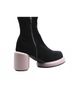 All Black Gray Women's Mod Stretch Bootie Size EU 37 - photo 3