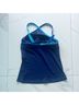 Lands' End Blue Two Piece Swimsuit Size 6 - photo 3