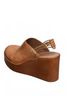 Antelope Brown Women's Brooks Leather Mules Size EU 41 - photo 4