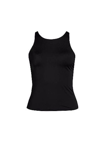 Lands' End Tugless HIgh Neck Strappy Back Tankini Two Piece Swimsuit (view 2)
