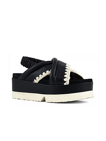 Mou Women's Japanese Criss-Cross Platform Sandals (view 2)