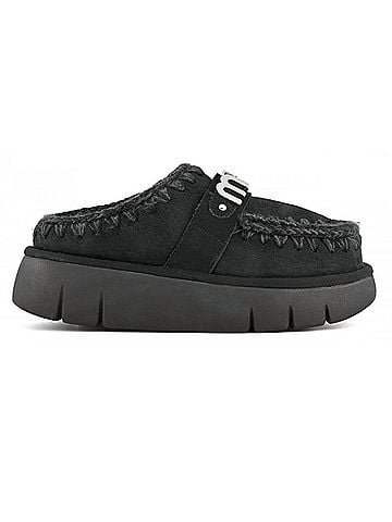 Mou Women's Bounce Metal Logo Clogs (view 1)