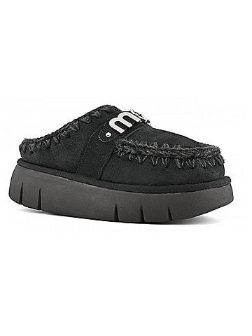 Mou Women's Bounce Metal Logo Clogs (view 2)