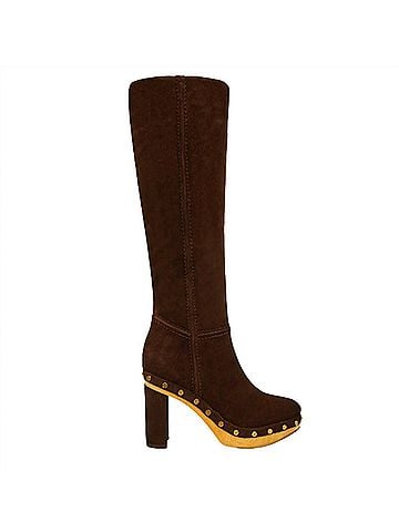 Veronica Beard Women's Glendale Suede Clog Knee Boots (view 1)