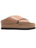 ROAM Brown Women's Cross Stack Platform Sandals Size 10 - photo 1
