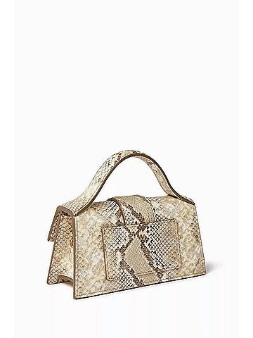 Jacquemus Women's Le Grand Bambino Snake-Embossed Crossbody Bag (view 2)