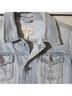 Abercrombie 100% Cotton Blue Denim Jacket Size XS - photo 4