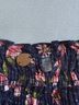 FP One 100% Cotton Floral Multi Color Blue Tank Top Size M - photo 3