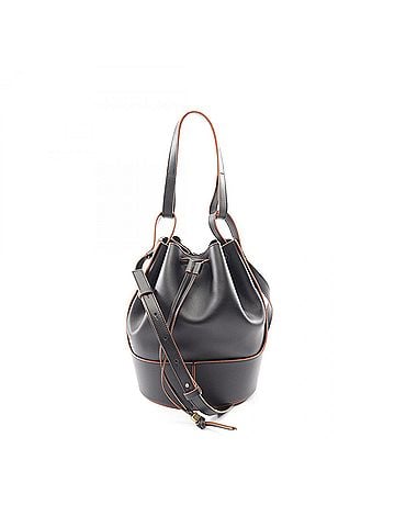 Loewe Loewe Balloon Bag Medium Drawstring 2-Way Shoulder Bag/Handbag Leather Women's Black (view 1)