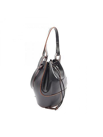 Loewe Loewe Balloon Bag Medium Drawstring 2-Way Shoulder Bag/Handbag Leather Women's Black (view 2)