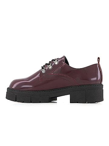 Andrea Women's Chunky Sole Patent Oxfords (view 2)