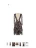 ETRO Black Silver Cocktail Dress Size 4 - photo 3
