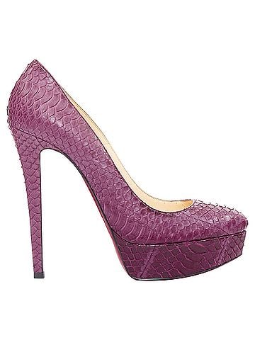 Christian Louboutin Christian Louboutin Bianca 140 Amethyste purple watersnake platform pumps EU37 (view 1)