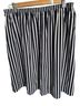 J.Crew 100% Polyester Stripes Blue White Casual Skirt Size 6 - photo 2