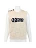 Ganni Ivory Sweater Vest Size S - photo 5