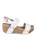 Volatile Snake Print White Wedges Size 8 - photo 1