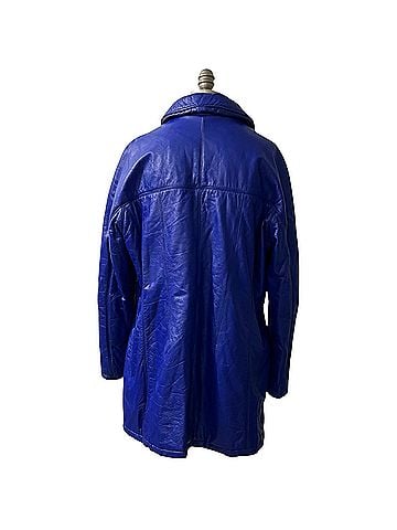 Wilsons Leather Blue Limited Edition Mid Length Car Coat Leather Jacket (view 2)
