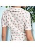 Topshop White Short Sleeve Blouse Size 12 - photo 11