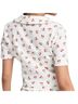 Topshop White Short Sleeve Blouse Size 12 - photo 2