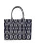 Maje 100% Canvas Print Multi Color Blue White Tote One size - photo 2