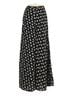 eShakti 100% Polyester Print Black White Dress Pants Size 0 - photo 1
