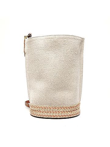 Loewe Loewe Gate Bucket Anagram Leather Shoulder Bag, Brown (view 2)