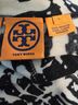 Tory Burch 100% Wool Print Black Ivory Cardigan Size L - photo 3