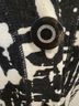 Tory Burch 100% Wool Print Black Ivory Cardigan Size L - photo 5