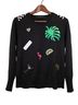 Marc Jacobs 100% Wool Black Multi Color Pullover Sweater Size S - photo 1
