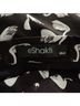 eShakti 100% Polyester Print Black White Dress Pants Size 0 - photo 3