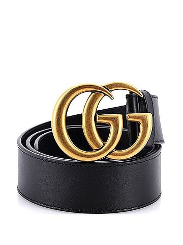 Gucci GG Marmont Belt Leather Wide (view 1)