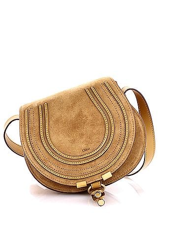 Chloé Marcie Crossbody Bag Suede Small (view 1)