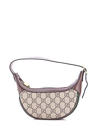 Gucci Ophidia Half Moon Bag GG Coated Canvas Mini (view 1)