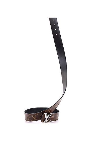 Louis Vuitton LV Initiales Reversible Belt Monogram Canvas and Leather Wide (view 2)