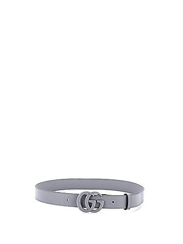 Gucci GG Marmont Monochrome Belt Leather with Enamel Wide (view 2)