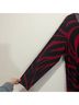 Susan Graver Animal Print Black Red Long Sleeve Blouse Size 2X - photo 6