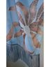 Bon Bon 100% Polyester Floral Blue Brown Swimsuit Cover Up One size - photo 5