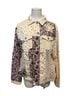 Pol 100% Cotton Floral Multi Color Denim Jacket Size M - photo 3