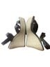 Ugg 100% Leather Solid Black Wedges Size 8 - photo 8