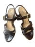 Ugg 100% Leather Solid Black Wedges Size 8 - photo 1