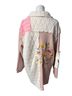 Pol Floral Solid Pink White Jacket Size S - photo 2