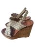 Tory Burch 100% Leather Multi Color Wedges Size 7 1/2 - photo 5