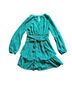 Japna 100% Polyester Polka Dots Green Cocktail Dress Size M - photo 2