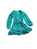 Japna 100% Polyester Polka Dots Green Cocktail Dress Size M - photo 1