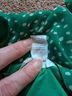 Japna 100% Polyester Polka Dots Green Cocktail Dress Size M - photo 4