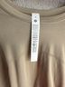 Lululemon Athletica Tan Short Sleeve Blouse Size 14 - photo 3