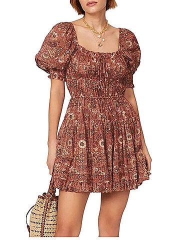 Ulla Johnson Juniper Puff Sleeve Casual Dress (view 1)