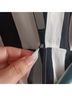 we are LEONE 100% Silk Stripes Black White Blue Active Dress Size XS - photo 6